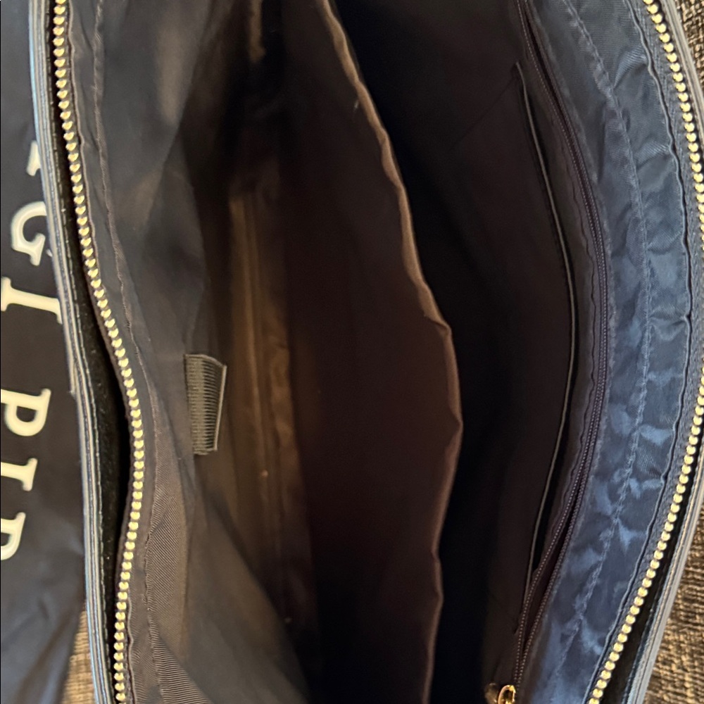 GIGI PIP Hayes Black Leather Hat Carrier Carrying Tote Travel Bag - Picture 10 of 14